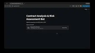 Contract&Risk Analysis Bot