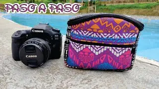 Cómo hacer un Estuche ANDINO para cámara FOTOGRÁFICA | Canon 80D | Maletas y Mochilas Multiusos