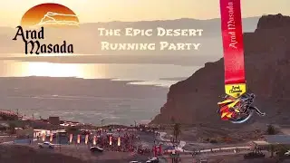 An epic running celebration from sunset to sunrise at the Arad Masada race by Marathon Israel