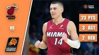 Tyler Herro - 23 Points, 3 Assists, 2 Rebounds vs Suns - 2025-26 Regular Season