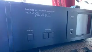 Nikko DC Power Amplifier ALPHA 230 * Japan* 120 WPC