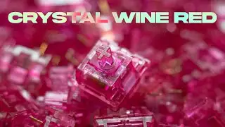 Clacky Switches - Akko Crystal Wine Red Sound Test