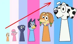 Encridibox bluey Prunkii: Growing Up Compilation ( Drawing )