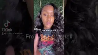 Wig installation tips #custommadewig #frontal #sewingmachinewigs #hair