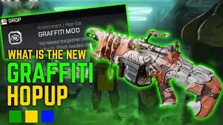 NEW HOP UP in apex legends shoots out graffiti !! (GRAFFITI MOD) LTM Mode Best fit for SPITFIRE