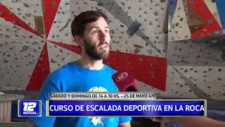 Deportes: Curso de escalada deportiva en roca.