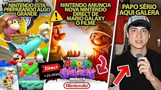 A Nintendo est&aacute; preparando algo grande | Nintendo anuncia nova Nintendo Direct de Mario Galaxy Movie