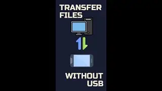 Transfer Files between Phone and PC without USB || In [URDU-Hindi] #shorts