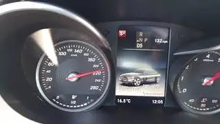 Mercedes C400 Coupe Stage 2. 160 - 240 acceleration