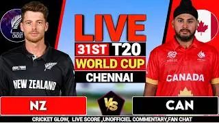 🔴Live: New Zealand vs Canada, T20 World Cup Match 31 | NZ vs CAN | live Score & Analysis
