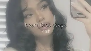 heart face shape.