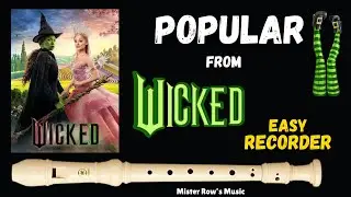 Wicked | LEARN Recorder | Popular | Notes B A G | Level 2 - Recorder
