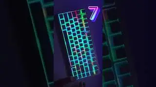 Эффекты клава Mchose G75 Pro #aliexpresssmartgadgets #coolgadgets #keyboard #keyboardbacklight