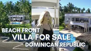 STUNNING Beachfront Villa for Sale Dominican Republic