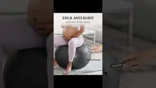 Trideer Yoga Ball Review! Back Pain Relief & More!