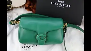 Coach Pillow Tabby 26 Green - My lockdown unboxing and reveal