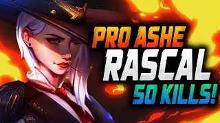 RASCAL Plays as Ashe  Bastion! 50 ELIMS! [ OVERWATCH SEASON 15 TOP 500 ]