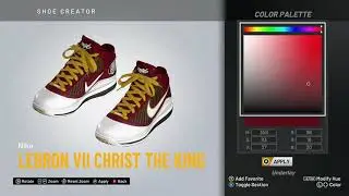 NBA 2K20 Shoe Creator - Nike LeBron 7 