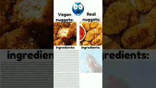 real vs vegan 🤯 #food #memes