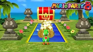 마리오 파티 8 - 굼바의 오션로드 | 매우어려움 | Mario Party 8  Peach, Yoshi Daisy and Waluigi | AlexGaming [Wii]