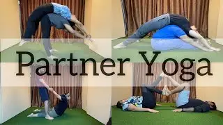 SUPER Fun Partner Yoga Poses & Stretches, Yoga for Couples or Friends on International Yoga Day 2021