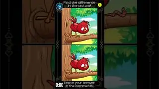 FIND THE DIFFERENCE THE BIRD IS THE WORM #shorts #findthedifference #quiz #picture #tiktok #074