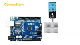 Temperature and humidity measurement using DHT module