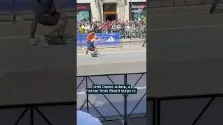 Boston Marathon runner helps fellow competitor finish strong after fall