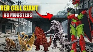 Red Cell Giant Form vs Giant Monsters | 3D Monsters Size Comparison 2025
