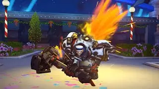 Overwatch | Conductor Reinhardt skin has new train sound effects | Winter Wonderland 2020