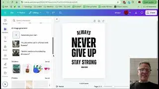 Canva for creating artwork for screen printing