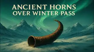 Ancient Horns Over Winter Pass | Nordic Horn Calls & Icy Ambient for Meditation