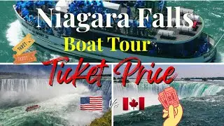 Niagara Falls Boat Tour Ticket price 💲🇺🇸🇨🇦 #travel #usatravelvlog #canadatravel #niagarafalls #boat
