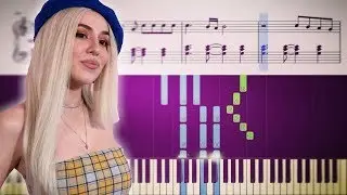 SWEET BUT PSYCHO (Ava Max) - Piano Tutorial + SHEETS