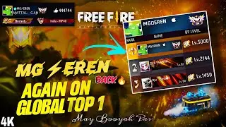 BUYING BADGES FOR GLOBAL TOP 1| BOOYAH PASS MAY | MG⚡EREN | MATTAL GAMER