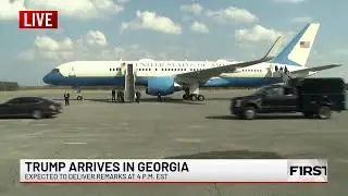 WATCH LIVE: Trump arrives in north Georgia as early voting continues for Georgia&rsquo;s 14th district