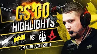 CSGO Highlights: NAVI vs Astralis, BIG @ IEM Chicago 2018