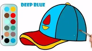 Drawing Colorful Cap | Cap Coloring Page | MHP Learning School