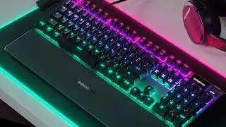SteelSeries USB Apex 5 Hybrid Mechanical Gaming Keyboard &ndash; Per-Key RGB Illumination