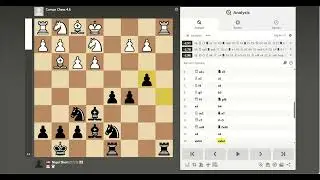 Compx Chess 4.6 Vs Nigel Short (2225) 1-0 Blitz Match Game 10