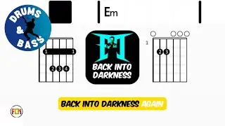 Blacklite District - Back into Darkness &bull; Bass & Drums | Scrolling Guitar Chords & Lyrics