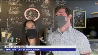 Newly weds hired together at local ice cream shop