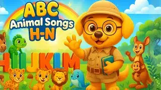 ABC Animal Songs from H to N &ndash; Fun Alphabet Songs for Kids | Learn Letters with Happy Songland