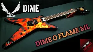 Dean Dime O Flame ML Dimebag Darrell Signature Pantera Damage Plan 4K guitar close up video