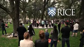 Live in Rice&rsquo;s live oak grove: A performance of percussive &lsquo;Inuksuit&rsquo;