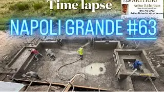 Napoli Grande Sold home Update | Homesite #63 | Pool Installation Time-Lapse