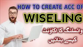 How to create  an new account wiseling company