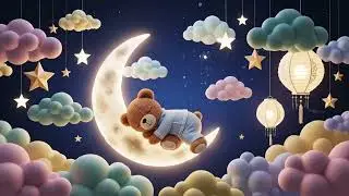 Baby Lullaby Night Scene 🌙 Monkey Relaxing Video | Calm Music