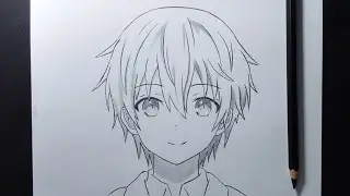 How to draw Itsuka Shido in Date A Live | anime drawing tutorial for beginners | easy anime drawing