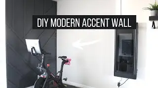 Geometric Accent Wall DIY for Beginners | Step-by-Step tutorial